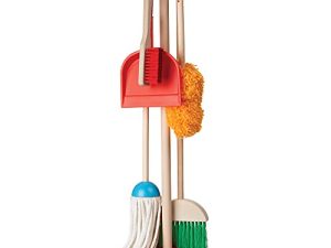 Melissa & Doug Let's Play House Dust! Sweep! Mop! 6 Piece Pretend Play Set - Toddler Toy Cleaning Set