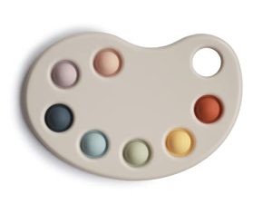 mushie Paint Palette Press Toy