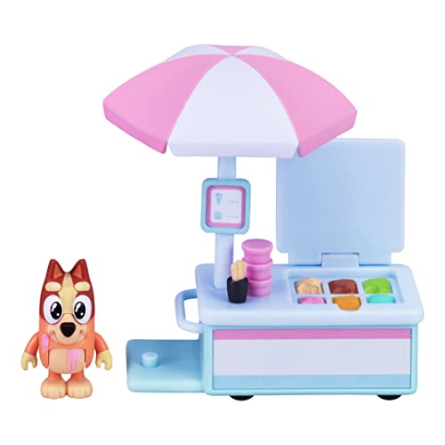 Bluey Ice Cream Cart - Vehicle and 2.5-3" Bingo Figure Pack Bluey Ice Cream Cart - Vehicle and 2.5-3" Bingo Figure Pack