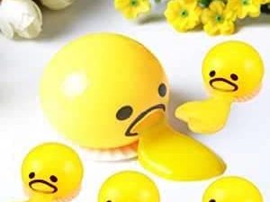 Nchampionba Round Vomiting & Sucking Lazy Egg Yolk