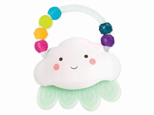 B. toys – Rain-Glow Squeeze – Light-Up Cloud Rattle for Babies 3 Months +