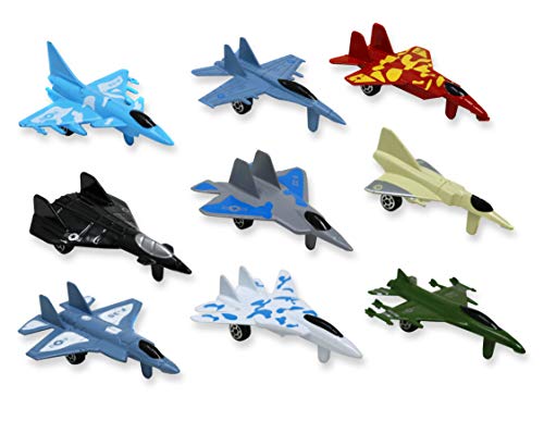 Metal die cast Toy air Plane Set of Military Planes and Jets. Pack of 9. Metal die cast Toy air Plane Set of Military Planes and Jets. Pack of 9.