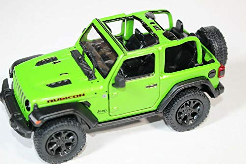 2018 Jeep Wrangler Rubicon No Top Green - Kinsmart P/B 2018 Jeep Wrangler Rubicon No Top Green - Kinsmart P/B