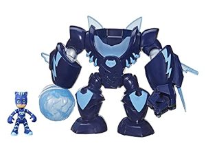 PJ Masks Robo-Catboy Preschool Toy with Lights and Sounds for Kids Ages 3 and Up