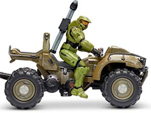 Halo 4" “World of Halo” Figure & Vehicle – Mongoose with Master Chief