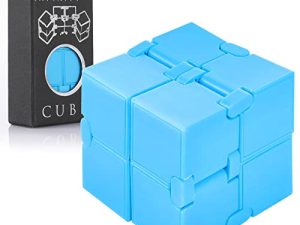 Small Fish Blue Infinity Cube Fidget Toy for Kids and Adults