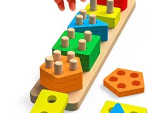 Ecoffer Montessori Toys for 1 2 3+ Year Old Toddlers