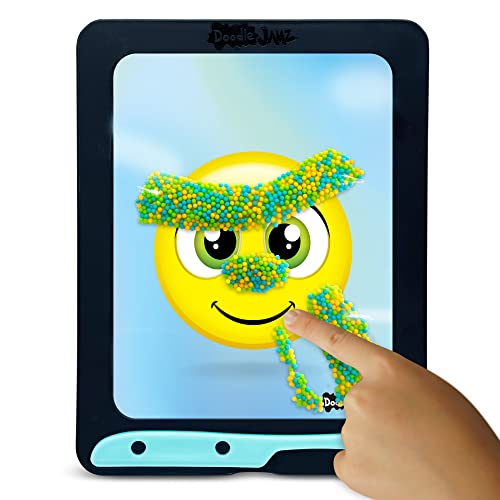 DoodleJamz JellyPics — Squishy Drawing Pads Filled with Non-Toxic Sensory Beads and Gel – No-Mess Fidget Art – ASMR – Re-usable to make Endless Artistic Creations (Green DoodleJamz JellyPics — Squishy Drawing Pads Filled with Non-Toxic Sensory Beads and Gel – No-Mess Fidget Art – ASMR – Re-usable to make Endless Artistic Creations (Green