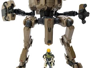 World of Halo Deluxe Figure - UNSC Mantis and Spartan EVA - Armor Defense System - Build Out Your Halo Universe