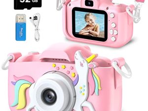 Goopow Kids Camera Toys for 3-8 Year Old Girls