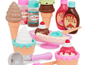 Play Circle by Battat – Sweet Treats Ice Cream Parlour Playset – Sprinkles