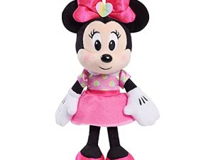 Disney Junior Minnie Mouse 8-Inch Small Hearts Minnie Mouse Beanbag Plush
