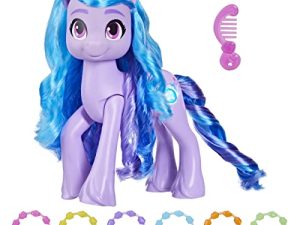 My Little Pony Toys: Make Your Mark Izzy Moonbow See Your Sparkle 8-Inch Purple Pony Toy