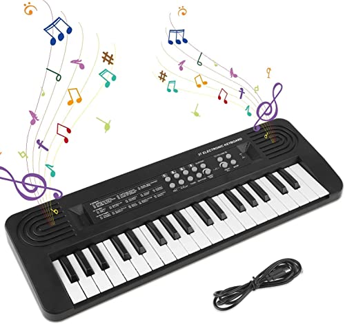37 Key Piano for Kids Musical Toys for 3 4 5 6 Year Old Girls Boys Music Keyboard Pianos Portable Electronic Piano Keyboard Gifts for 3-5 Year Old Kids Educational Learning Toy 37 Key Piano for Kids Musical Toys for 3 4 5 6 Year Old Girls Boys Music Keyboard Pianos Portable Electronic Piano Keyboard Gifts for 3-5 Year Old Kids Educational Learning Toy