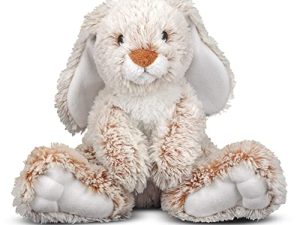 Melissa & Doug Burrow Bunny Rabbit Stuffed Animal (9 inches)
