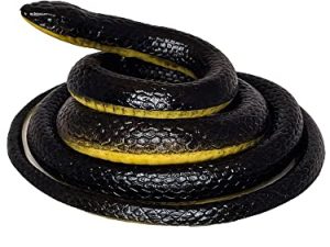 FunFamz The Original Fake Snake Toy Pack - Rubber Snakes Realistic & Plastic Snake Prank