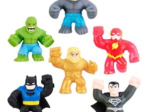 Heroes of Goo Jit Zu Licensed DC Minis - 6 Pack - 2.5'' Tall - Stealth Armor Batman