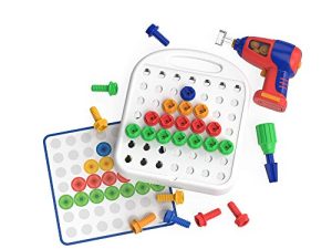 Educational Insights Design & Drill Patterns & Shapes Drill Toy