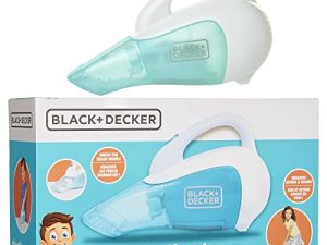 BLACK+DECKER Dustbuster Junior Toy Handheld Vacuum Cleaner with Realistic Action & Sound Pretend Role Play Toy for Kids with Whirling Beads & Batteries Included [Amazon Exclusive]