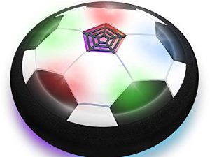 Toyk Boy Toys - LED Hover Soccer Ball - Air Power Training Ball Playing Football Game - Soccer (White)