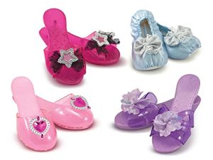 Melissa & Doug Role Play Collection - Step In Style! Dress-Up Shoes Set (4 Pairs)