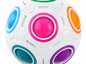 CUBIDI® Original Rainbowball Puzzle Ball I Brain Teasers for Kids Ages 6-10 I for Boys and Girls 6+ Years I Travel Toy for Children