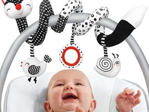 Car Seat Toys Baby Toys 0-3 Months Infant Toys Spiral Stroller Toys
