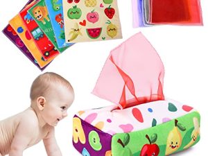 YOGINGO Baby Toys 6 to 12 Months - Baby Tissue Box Toy - Montessori Toys for Babies 6-12 Months