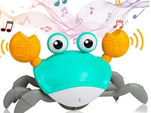 Peomonvit Automatically Crawling Crab Baby Toy with Avoiding Obstacles