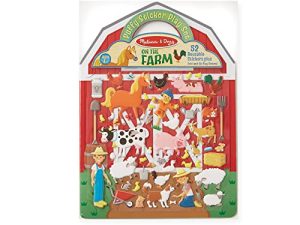 Melissa & Doug Puffy Sticker Play Set - On the Farm - 52 Reusable Stickers