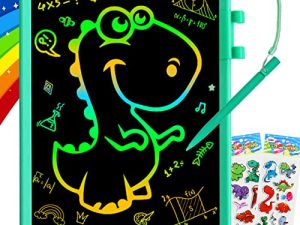 ZMLM LCD Writing Tablet for Boys - 10 Inch Drawing Board Doodle Pad Large Colorful Sketch Toy Magic Erasable Art Supplies for Kids 3-12 Year Old Toddler Girl School Birthday Game