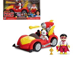 Just Play Ryan’s World 7-Piece Vehicle Set with 2 Virtual Codes to Ryan’s Virtual Video Game