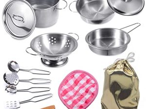 Mini Stainless-Steel Kitchen Toys