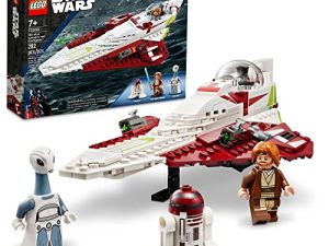 LEGO Star Wars OBI-Wan Kenobi’s Jedi Starfighter 75333 Building Toy Set for Kids