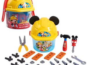 Disney Junior Mickey Mouse Handy Helper Tool Bucket Construction Role Play Set