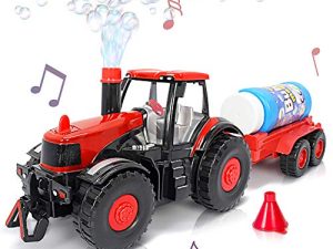 ArtCreativity Bubble Blowing Farm Tractor with Lights and Sound - Main Tractor