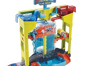 Hot Wheels Mattel Stunt & Splash Car Wash Playset