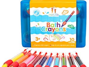 Bath Crayons For Kids Ages 4-8 | Washable Crayons | Gel Crayons For Kids Bath Toys | Toddler Crayons | Non Toxic Crayons For 1 Year Old | Bathtub Crayons for Kids Ages 2-4 | Non Twistable Crayons
