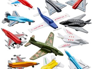 Airplane Toys - 12 Pack Vehicle Aircraft Plane Playset