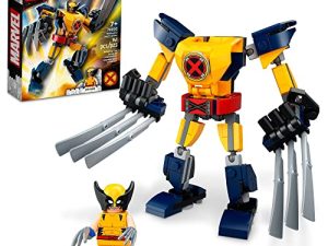 LEGO Marvel Wolverine Mech Armor 76202 Building Kit; Collectible Mech and Minifigure for Wolverine Fans Aged 7+ (141 Pieces)