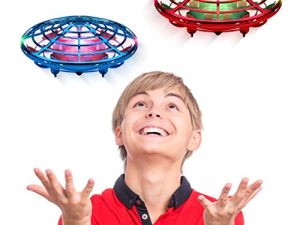 Force1 Scoot Duo Hand Operated Drone for Kids or Adults - 2pk Hands Free Motion Sensor Mini Drone