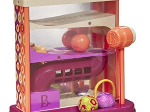 B. toys by Battat B. Whacky Ball Lb-A-Ball - Learning Toy For Toddlers (Includes Hammer + 4 Balls)