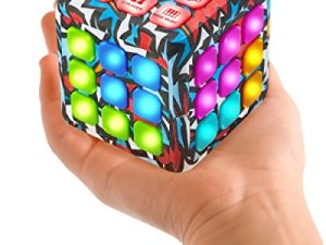 Power Your Fun Cubik LED Flashing Cube Memory Game - Electronic Handheld Game