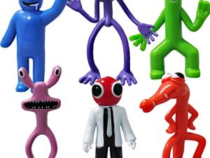 BoneKnight Rainbow Friends Gaming Action Figures (6Pcs/Set)