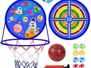 14" 2 in 1 Dart Board for Kids