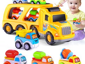 Bennol Construction Toy Trucks for 1 2 3 4 Year Old Boys