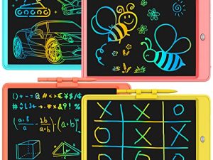 LCD Writing Tablet 4 Pack for Kids 10 Inch Colorful Screen