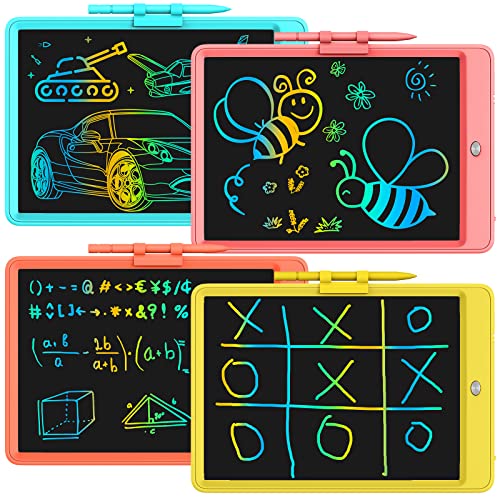 LCD Writing Tablet 4 Pack for Kids 10 Inch Colorful Screen LCD Writing Tablet 4 Pack for Kids 10 Inch Colorful Screen