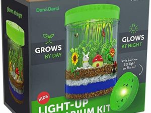 Light-Up Terrarium Kit for Kids - STEM Activities Science Kits - Gifts for Kids - Educational Kids Christmas Toys for Boys & Girls - Crafts Projects Gift for Ages 4 5 6 7 8-12 Year Old Boy & Girl