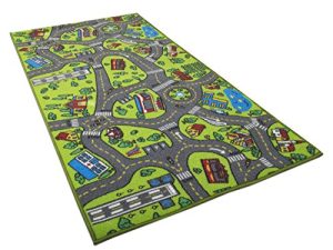 Kids Carpet Playmat Rug City Life Great for Playing with Cars and Toys - Play